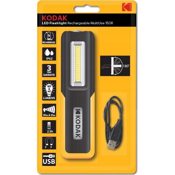 Kodak Latarka Kodak Led Warsztatowa Ładowanie Usb 30m
