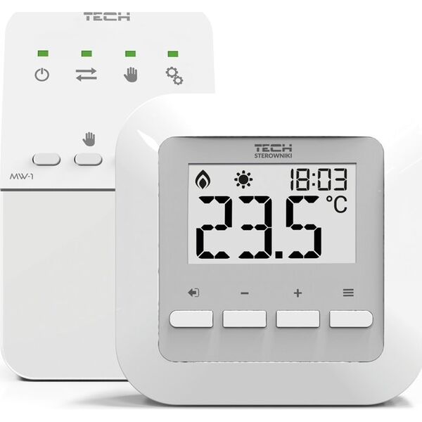 Tech Regulator pokojowy dwustanowy ST-295v2 biały