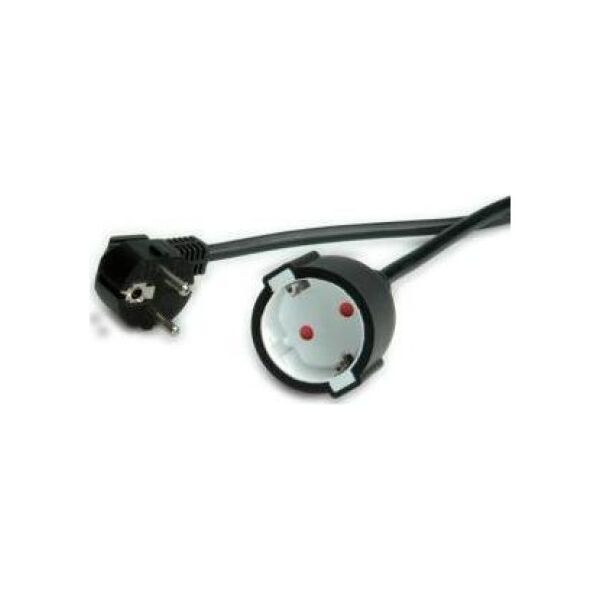Value VALUE Extension Cable Type F (EU). M/F. Black 3.0m