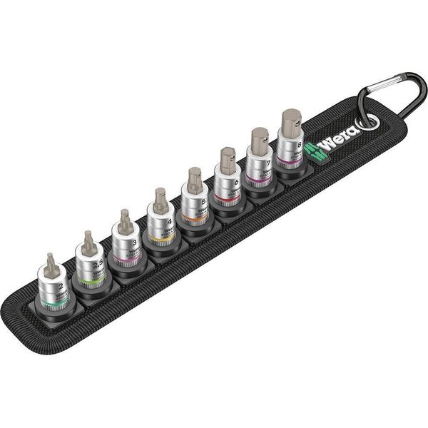 Wera WERA Belt A 2 Zyklop Bitnuss-Satz Innensechskant