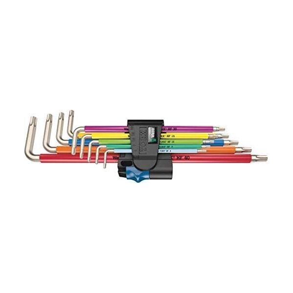 Wera WERA 3967/9 TX SXL Multicol. HF Stainless 1 Winkelschlüsselsatz