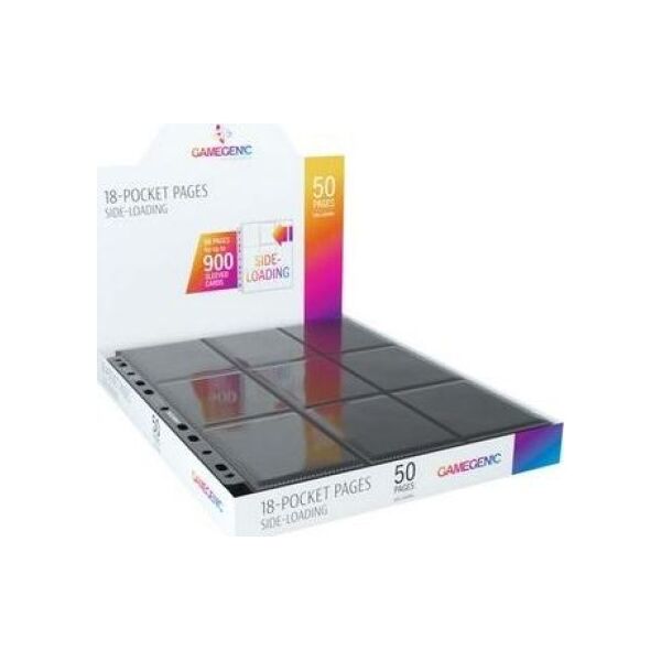 Rebel Gamegenic:18-Pocket Pages Sideloading-Black(50szt)