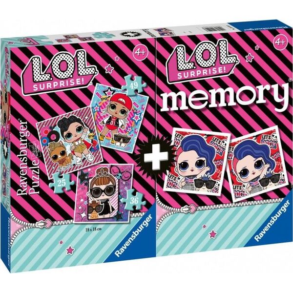 Ravensburger Puzzle LOL Suprise + Memory