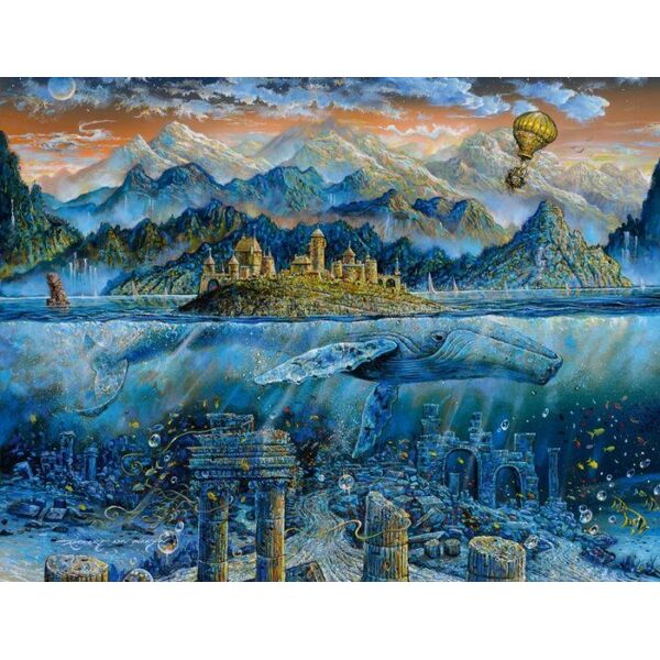 Ravensburger Puzzle 2000 elementów Wieloryb mądrości