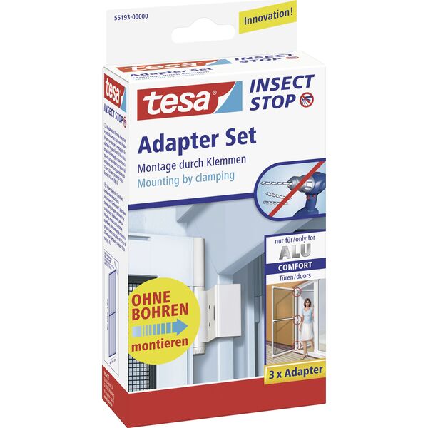 Tesa Adapter do ram aluminiowych Comfort biały (55193-00000-00)