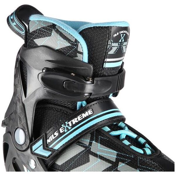 Rolki Nils Extreme NA11002 rekreacyjne regulowane czarne r. 39-42