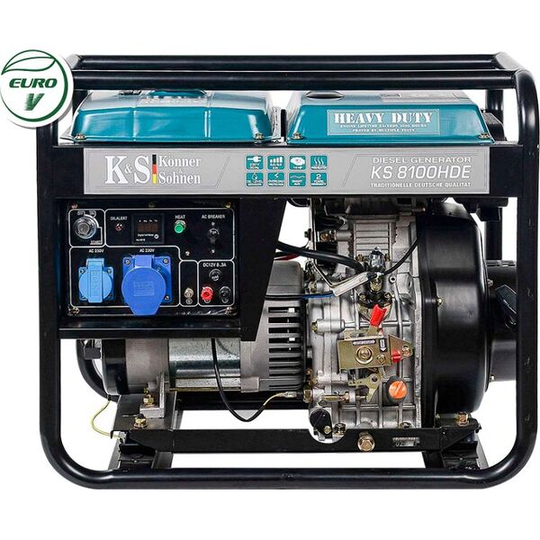 Agregat Könner & Söhnen KS8100HDE 6500 W 1-fazowy