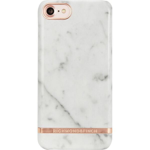Richmond & Finch Richmond & Finch White Marble - Rose Gold details