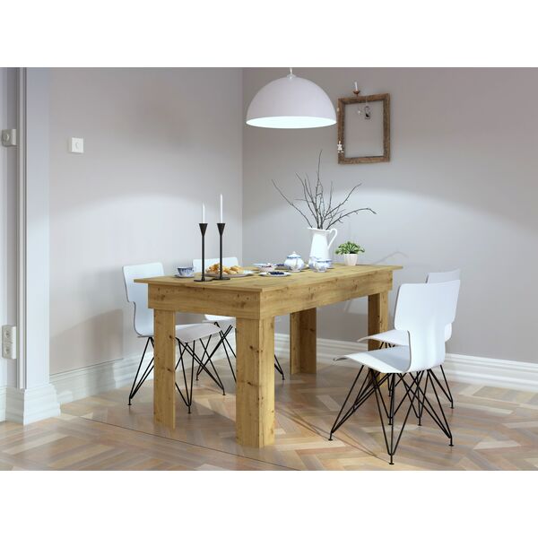 Topeshop STÓŁ MADRAS - DĄB ARTISAN