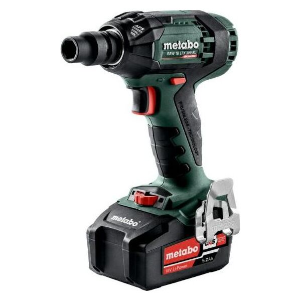 Klucz udarowy Metabo METABO KLUCZ UDAROWY 18V 300Nm 2x5,2Ah LI-ION BEZSZCZOTKOWY LTX 300 BL MET602395650