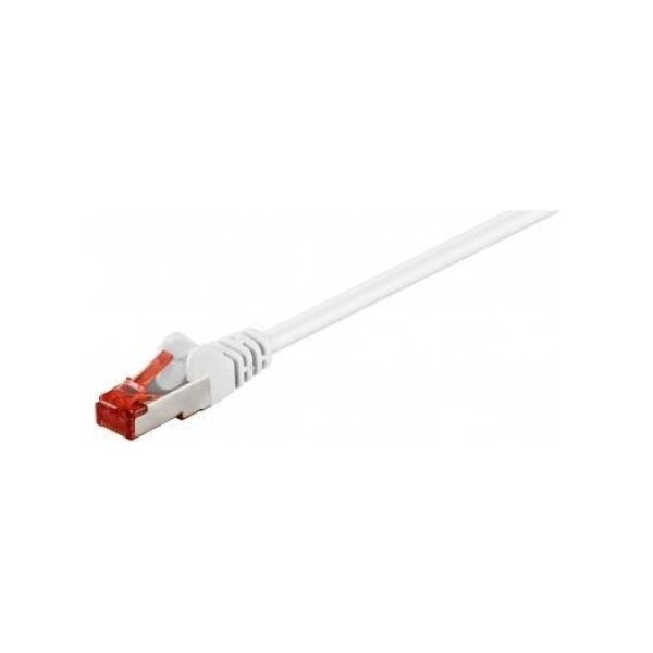Goobay Patch-Kabel CAT6 1,0m weiß S/FTP