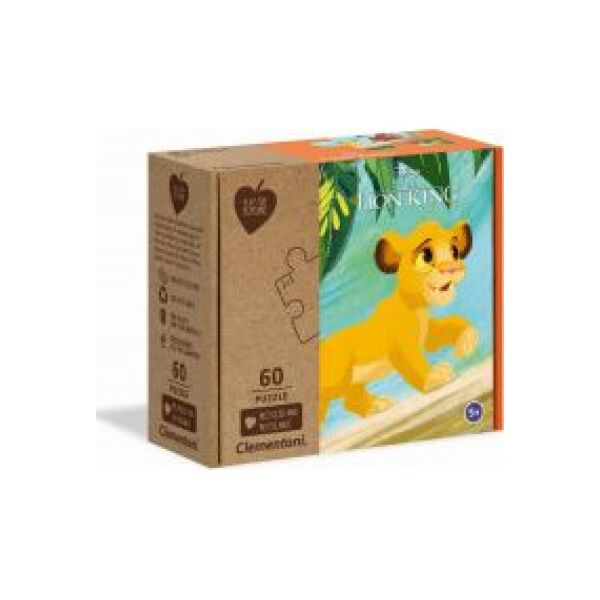 Clementoni Puzzle 60 elementów Play for future - Król Lew