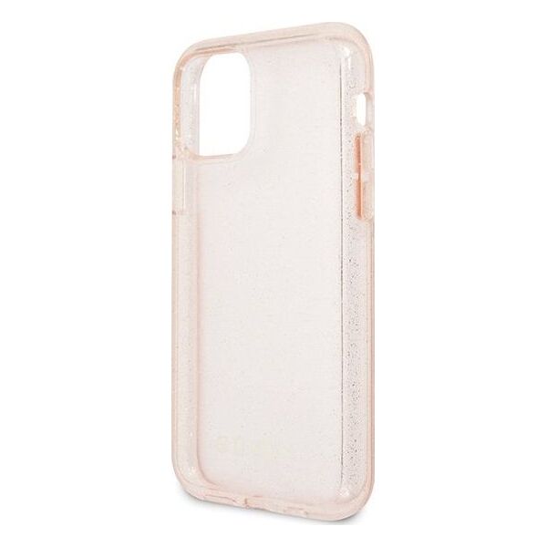 Guess Guess GUHCN65PCGLPI iPhone 11 Pro Max różowy/pink hard case Glitter