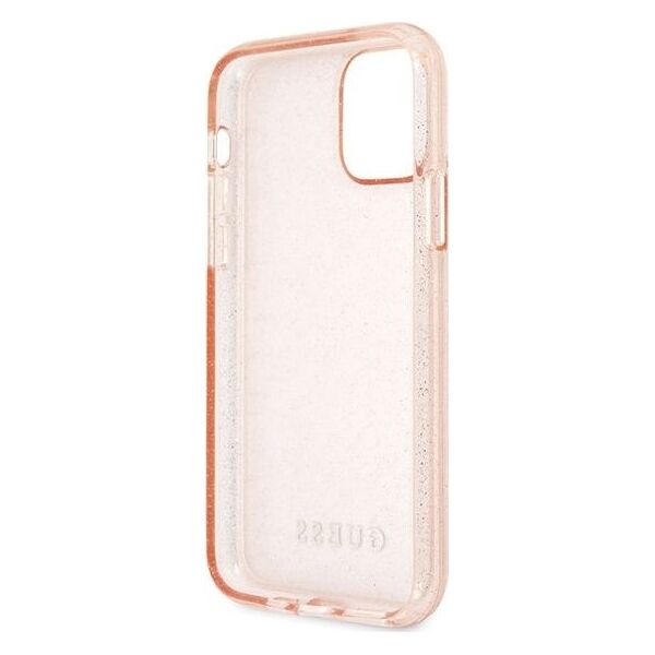 Guess Guess GUHCN58PCGLPI iPhone 11 Pro różowy/pink hard case Glitter