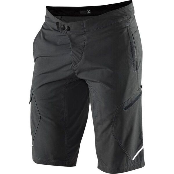100% Szorty męskie 100% RIDECAMP Shorts charcoal roz.38 (52 EUR) (NEW)