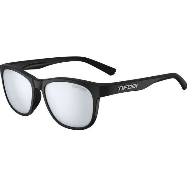 TIFOSI Okulary TIFOSI SWANK satin black (1 szkło Smoke Bright Blue 11,2% transmisja światła) (NEW)