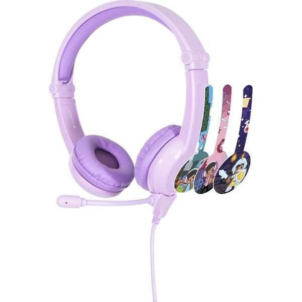 Słuchawki BuddyPhones Galaxy 3+ Fioletowe (BP-GALAXY-PURPLE)