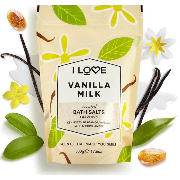 I love Sól do kąpieli Vanilla Milk 500g