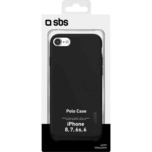 Step by Step SBS Polo Cover Apple iPhone SE 2020/8/7/6s/6, schwarz