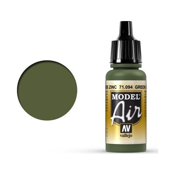 Vallejo Vallejo Model Air Green Zinc Chromate 71.094 uniwersalny