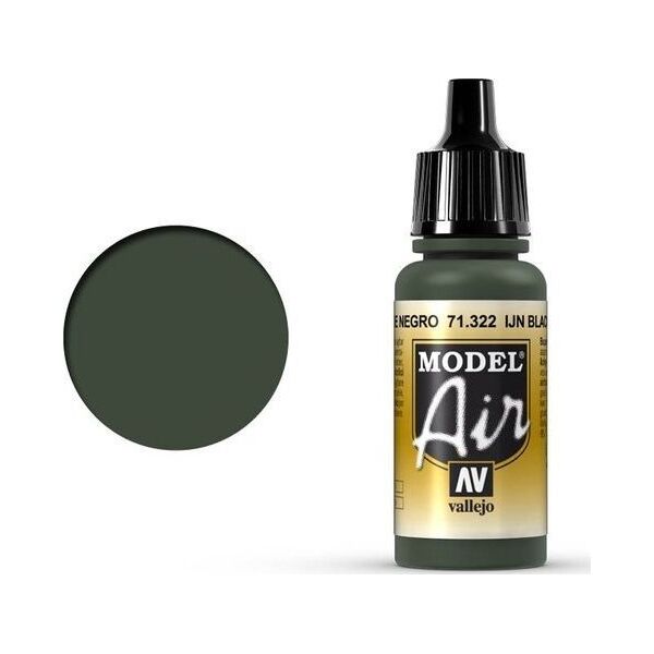 Vallejo Vallejo Model Air IJN Black Green 71.322 uniwersalny