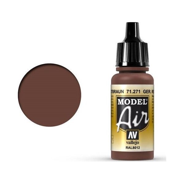 Vallejo Vallejo Model Air German Red Brown 71.271 uniwersalny