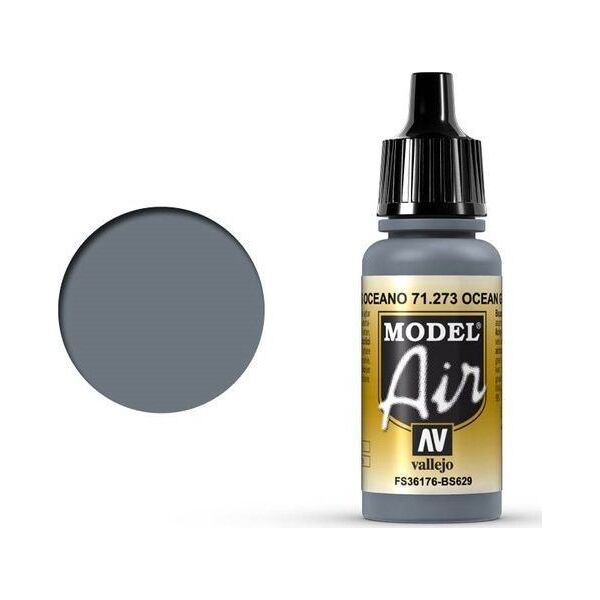 Vallejo Vallejo Model Air Ocean Gray 71.273 uniwersalny