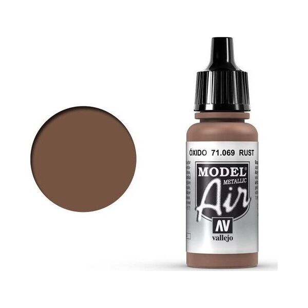 Vallejo Vallejo Model Air Rust (Metallic) 71.069 uniwersalny