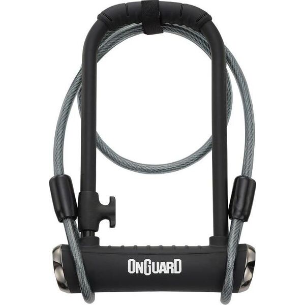 OnGuard Zapięcie rowerowe ONGUARD PitBull DT X-SERIES 8005 U-LOCK - 14mm 115mm 230mm - 5 x Klucze z kodem + linka 10mm 120cm