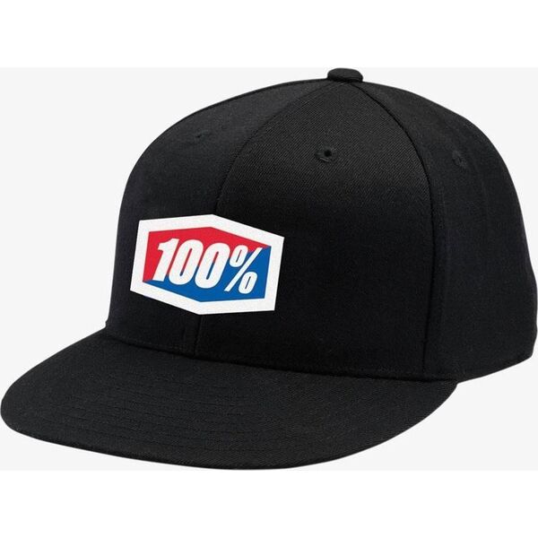 100% Czapka z daszkiem  J-Fit flexfit czarne roz. S/M
