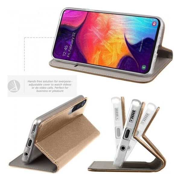 CASE ETUI MAGNET BOOK SAMSUNG GALAXY A81 / NOTE 10 LITE ZŁOTY