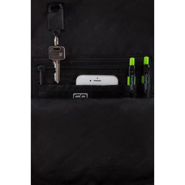 Coolpack Plecak szkolny Dart Badges G 25L Grey (B19155)