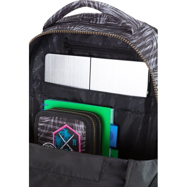 Coolpack Plecak szkolny Dart Badges G 25L Grey (B19155)