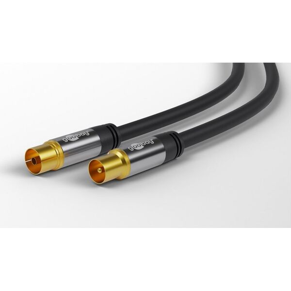 Kabel Goobay Antenowy 10m srebrny (70389)