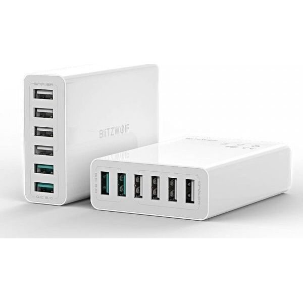 Ładowarka Blitzwolf BW-S15 6x USB-A  (BLZ255WHT)