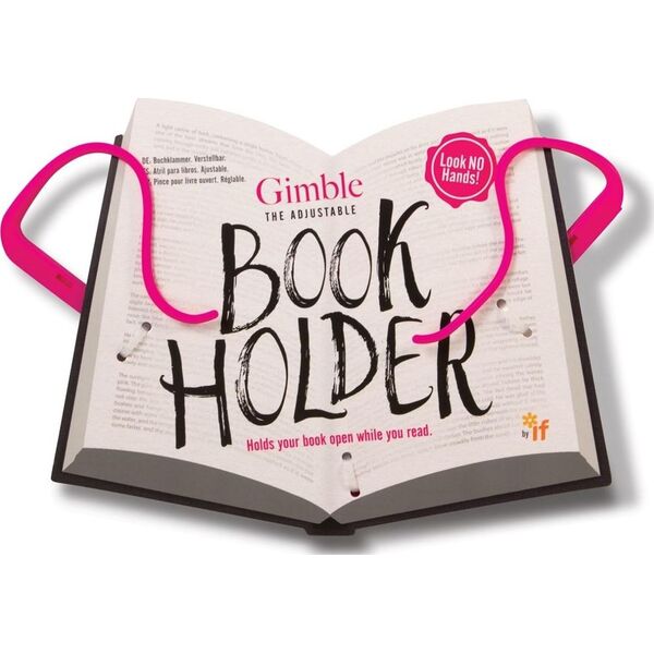 IF Gimble Book Holder różowy uchwyt do książki tablet