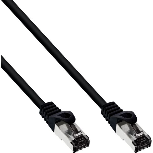 InLine INLINE Patchkabel Cat.8.1 S/FTP PiMf 2000MHz halogenfrei Kupfer schwarz 3m