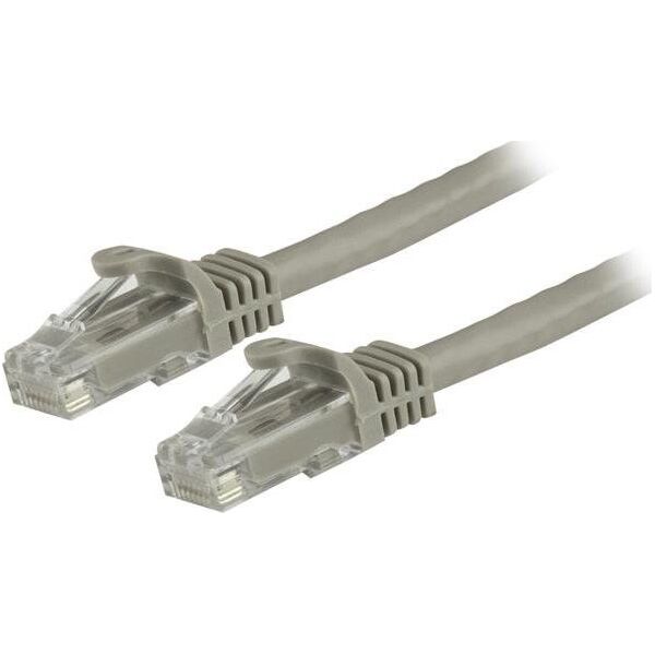 StarTech STARTECH.COM 1,5m CAT6 Kabel - graues CAT6-Patchkabel - Snagless-RJ45 - Kupferdraht mit 24 AWG - LAN - Ethernet N6PATC150CMGR