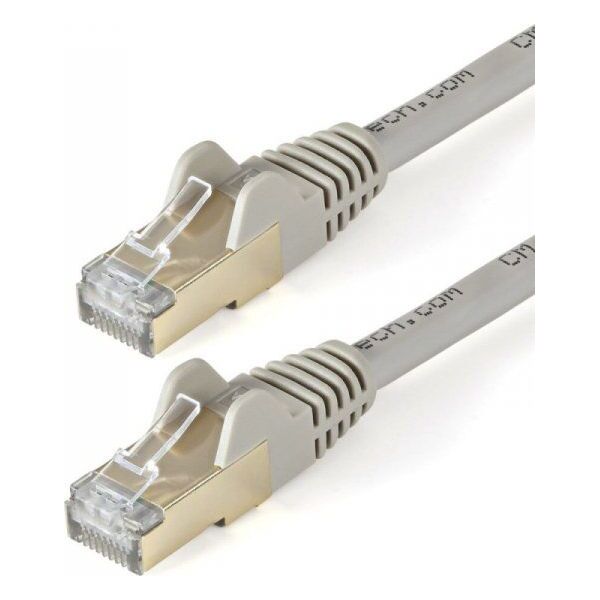 StarTech STARTECH.COM 10m CAT6a-Ethernet-Kabel - Grau - RJ45-Ethernet-Kabel - Snagless - STP-Kabel - Kupfer - 10-Gbit Netzwerkkabel