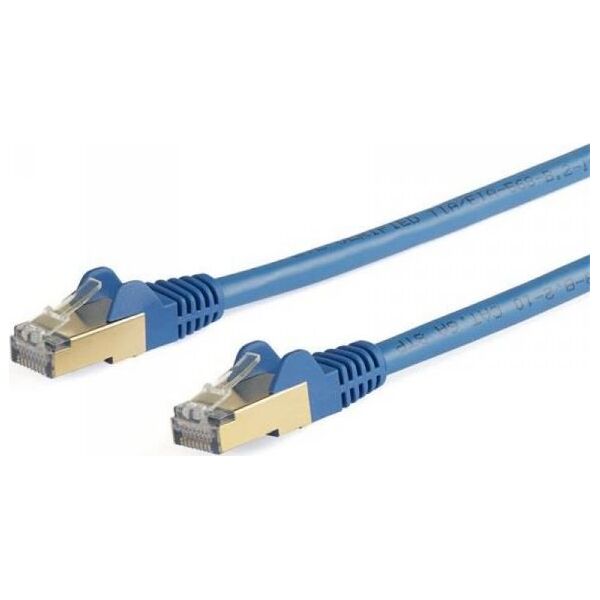 StarTech STARTECH.COM 7 m CAT6a-Ethernet-Kabel - Blau - RJ45-Ethernet-Kabel - Snagless - STP-Kabel - Kupfer - 10-Gbit Netzwerkkabel