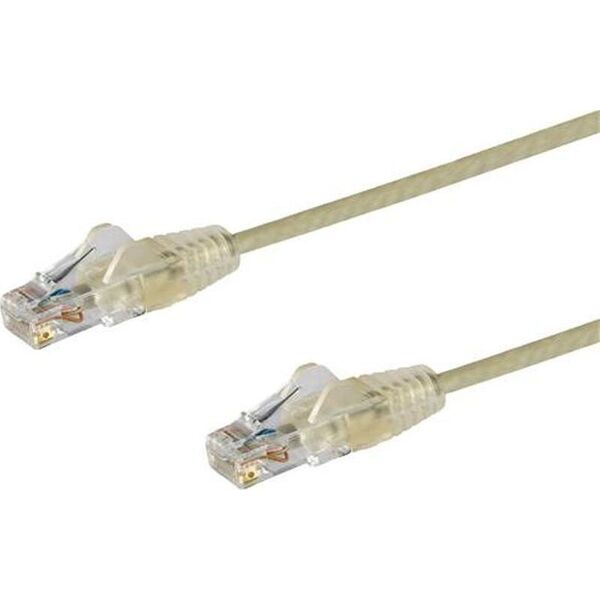 StarTech STARTECH.COM 1,5m Cat6-Kabel - Schlankes Cat6-Patchkabel - Grau - Snagless-RJ45-Steckverbinder - LSZH - 28 AWG Kupferdraht