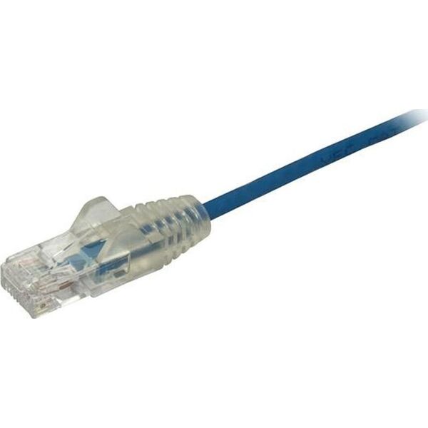 StarTech STARTECH.COM 1m Cat6-Kabel - Schlankes Cat6-Patchkabel - Blau - Snagless-RJ45-Steckverbinder - LSZH - 28 AWG Kupferdraht