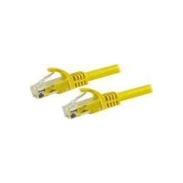 StarTech STARTECH.COM 1,5m CAT6 Kabel - gelbes CAT6-Patchkabel - Snagless-RJ45 - 24 AWG Kupferdraht - LAN - Ethernet N6PATC750CMYL