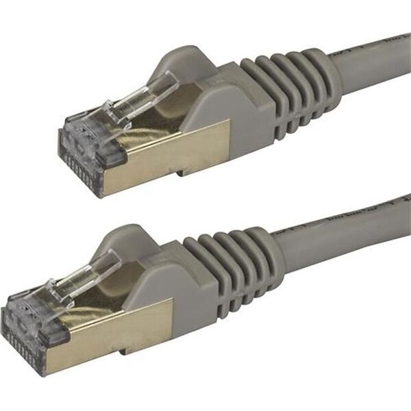 StarTech STARTECH.COM 1,5m CAT6a-Kabel - Grau - RJ45-Ethernet-Kabel - Snagless - STP - Kupferdraht - 10 Gbit 6ASPAT150CMGR