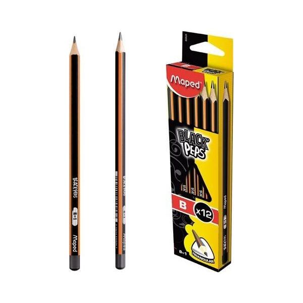 Maped Ołówek Blackpeps B (12szt) MAPED
