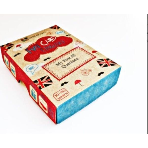 Creativo Fun Card English My First 50 Questions CREATIVO