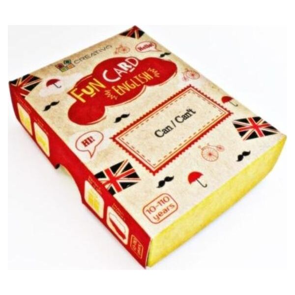 Creativo Fun Card English Can/Can't CREATIVO