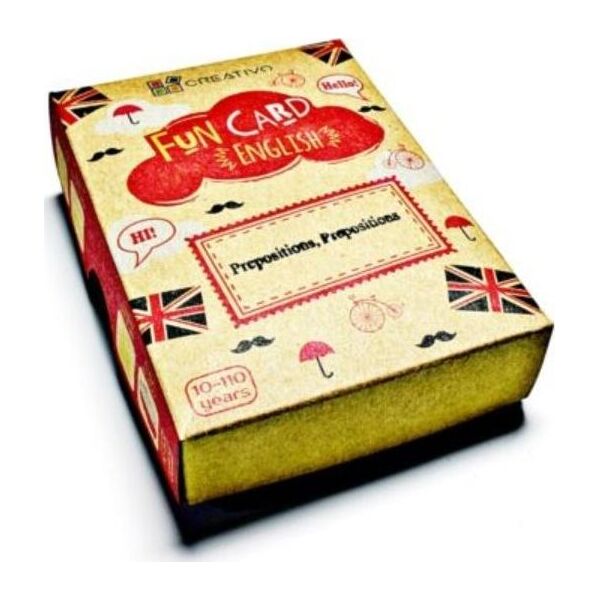 Creativo Fun Card English Presposition,Preposition CREATIVO