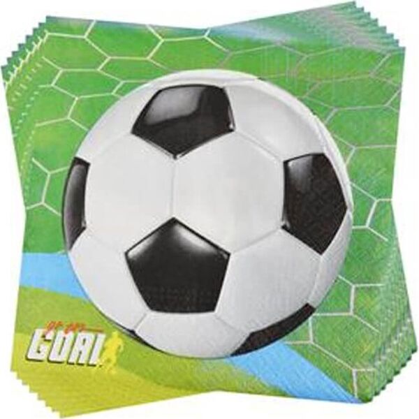 Serwetki urodzinowe Gol! - 33 cm - 20 szt. uniwersalny