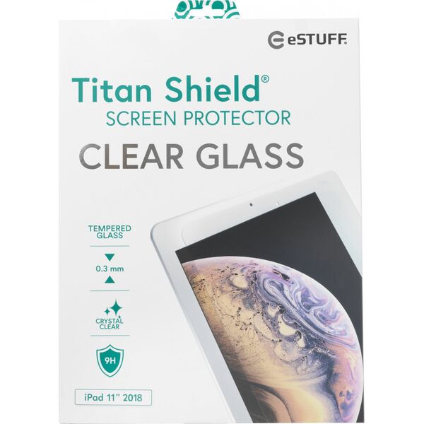 eStuff Szkło Ochronne eSTUFF TitanShield hartowane do iPad Pro 11&apos|&apos| - 2020/2018